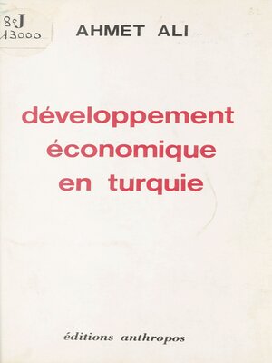 cover image of Développement économique en Turquie